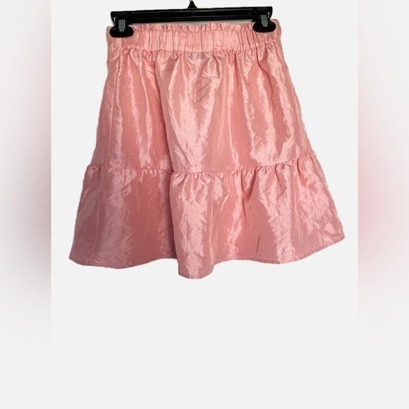NWT Topshop Taffeta Lantern Mini Skirt in Pink - Picture 4 of 4